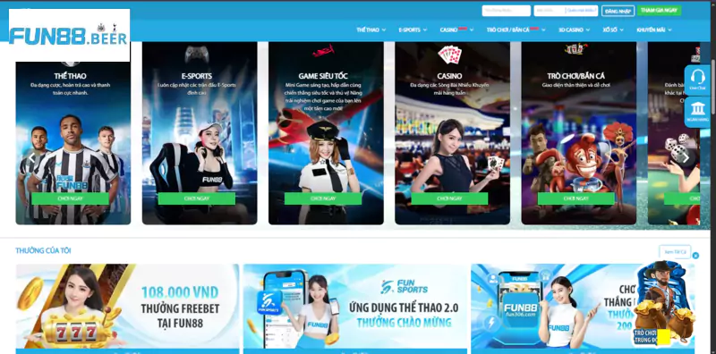 Các hành vi lừa đảo trang web FUN88