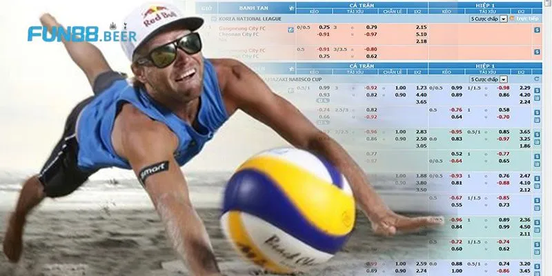 Cược bóng chuyền FUN88 có đa dạng các loại hình