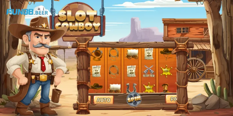 Game quay số Cowboy có câu chuyện về thời viễn tây