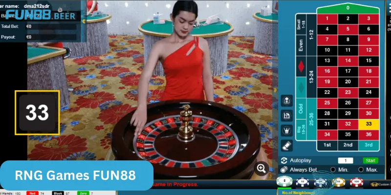 Giới thiệu về RNG Games của Hogaming tại FUN88