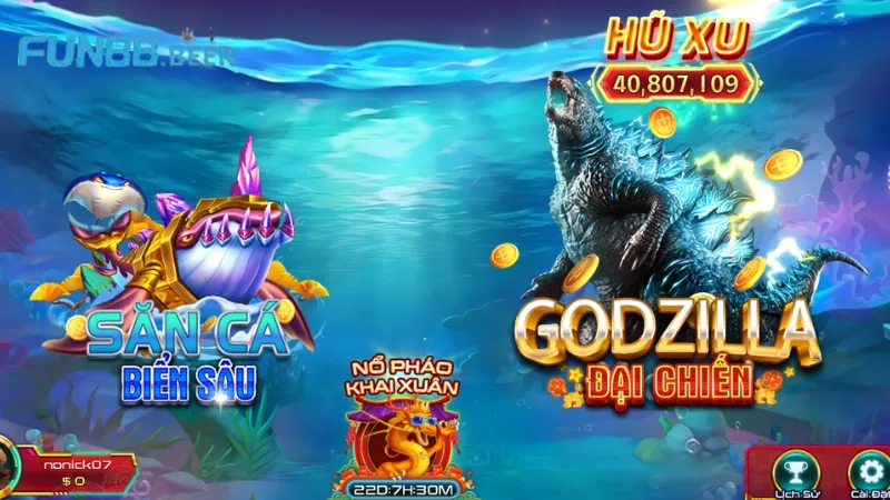 Mỗi loài cá có giá trị điểm khác nhau