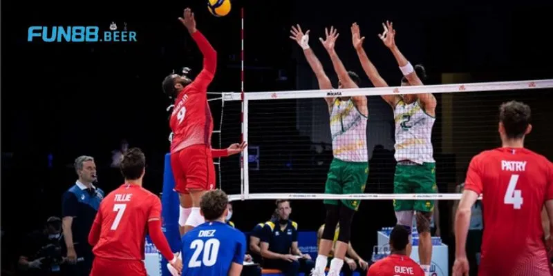 Mỗi trận bóng chuyền thường diễn ra 5 set