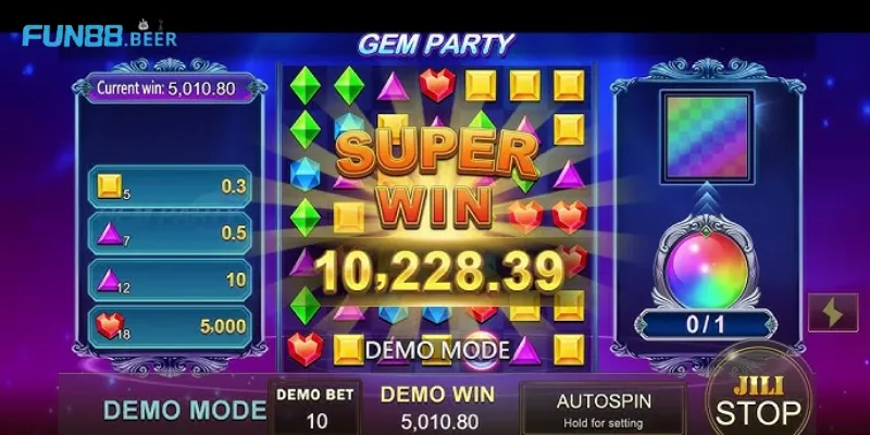 Slot Game Gem Party